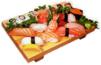 Sakura Hibachi Buffet buffet dining at Jacksonville FL - seafood spread